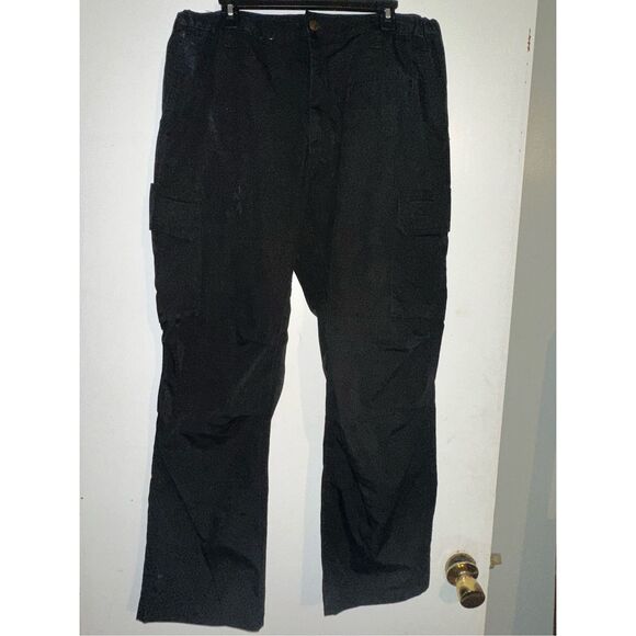 LA Police Gear LAPG Basic Operator Tactical Cargo Pants Mens 38 x 32 RipStop Bla - Picture 1 of 6